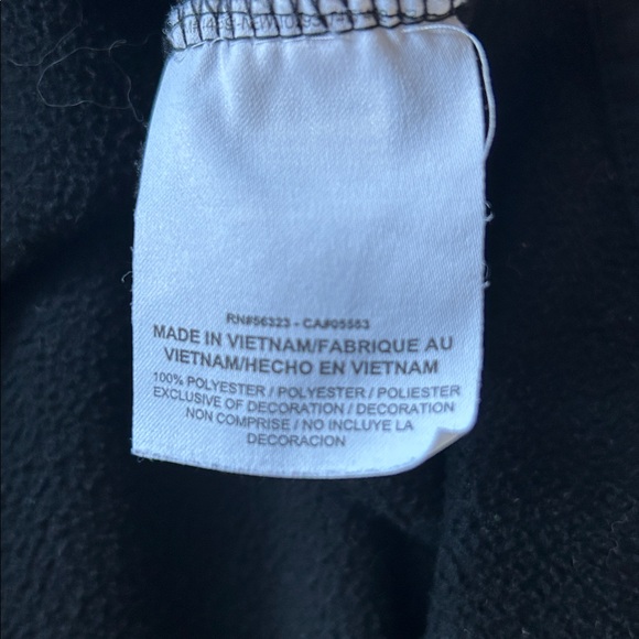 Nike dry fit half zip fleece lining mens black athletic casual pullover size XXL - Picture 5 of 5